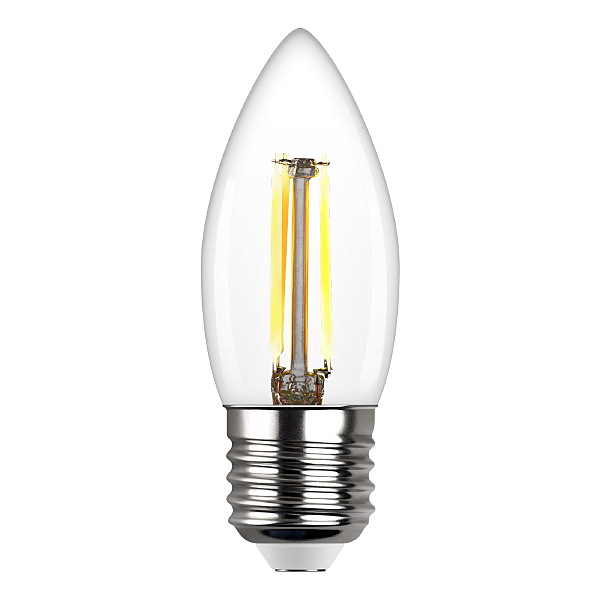 Светодиодная лампа REV E27 Филамент Свеча 5Вт 32424 9